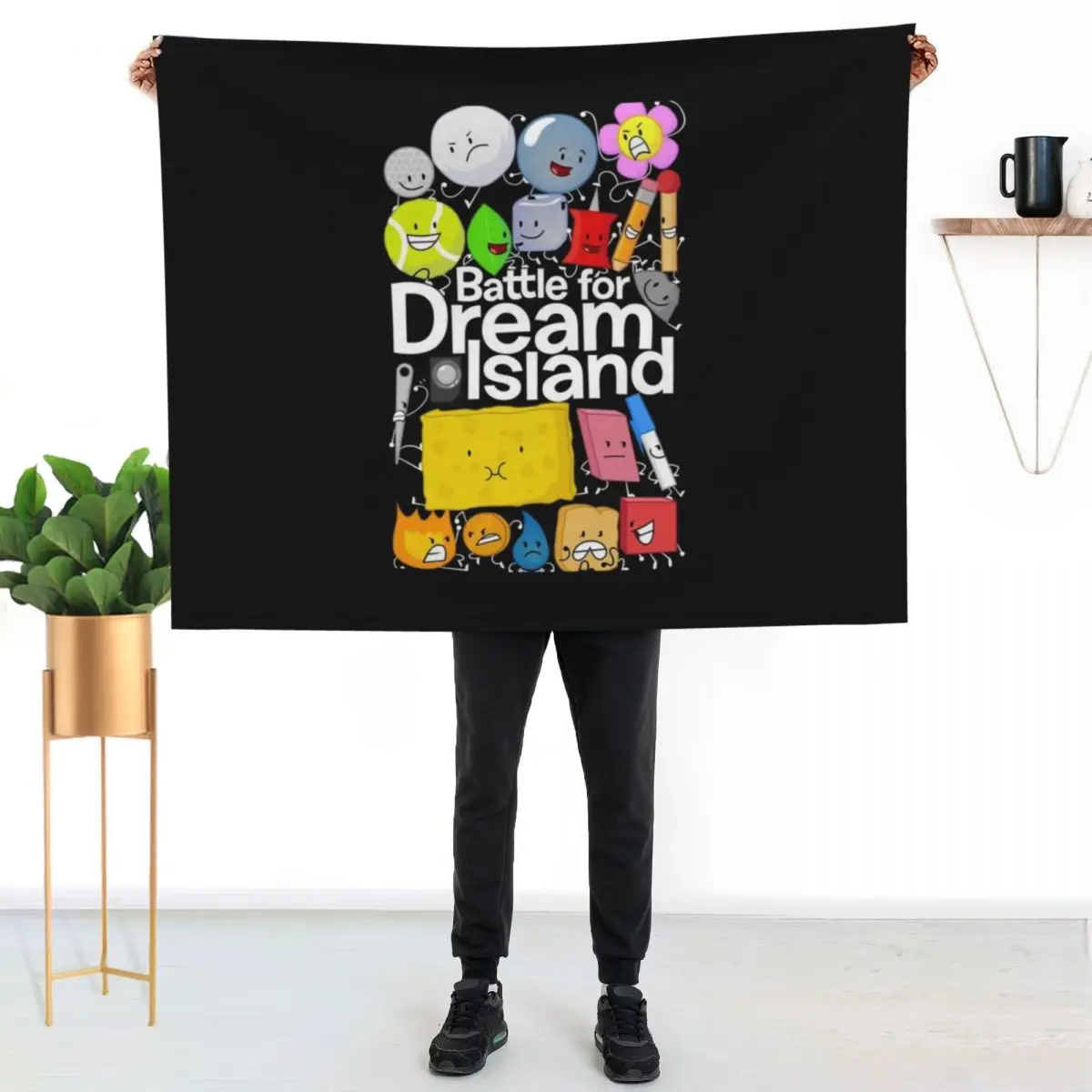 

BFDI-Poster-Black-29Gift Throw Blanket Fade Resistant Durable Throw Blanket