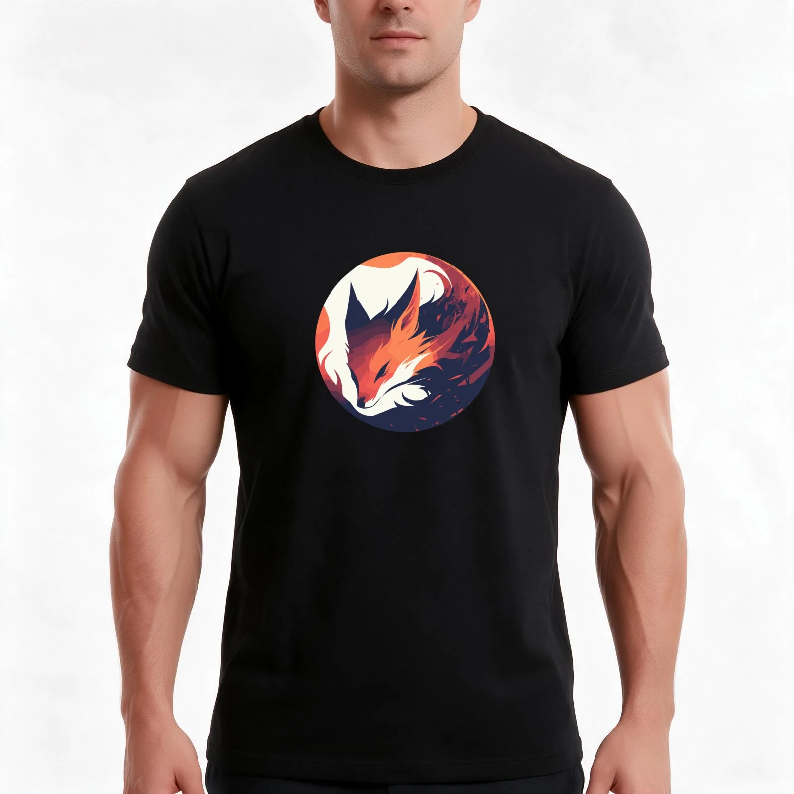 Fiery fox dream Men T Shirt man t shirt luxury