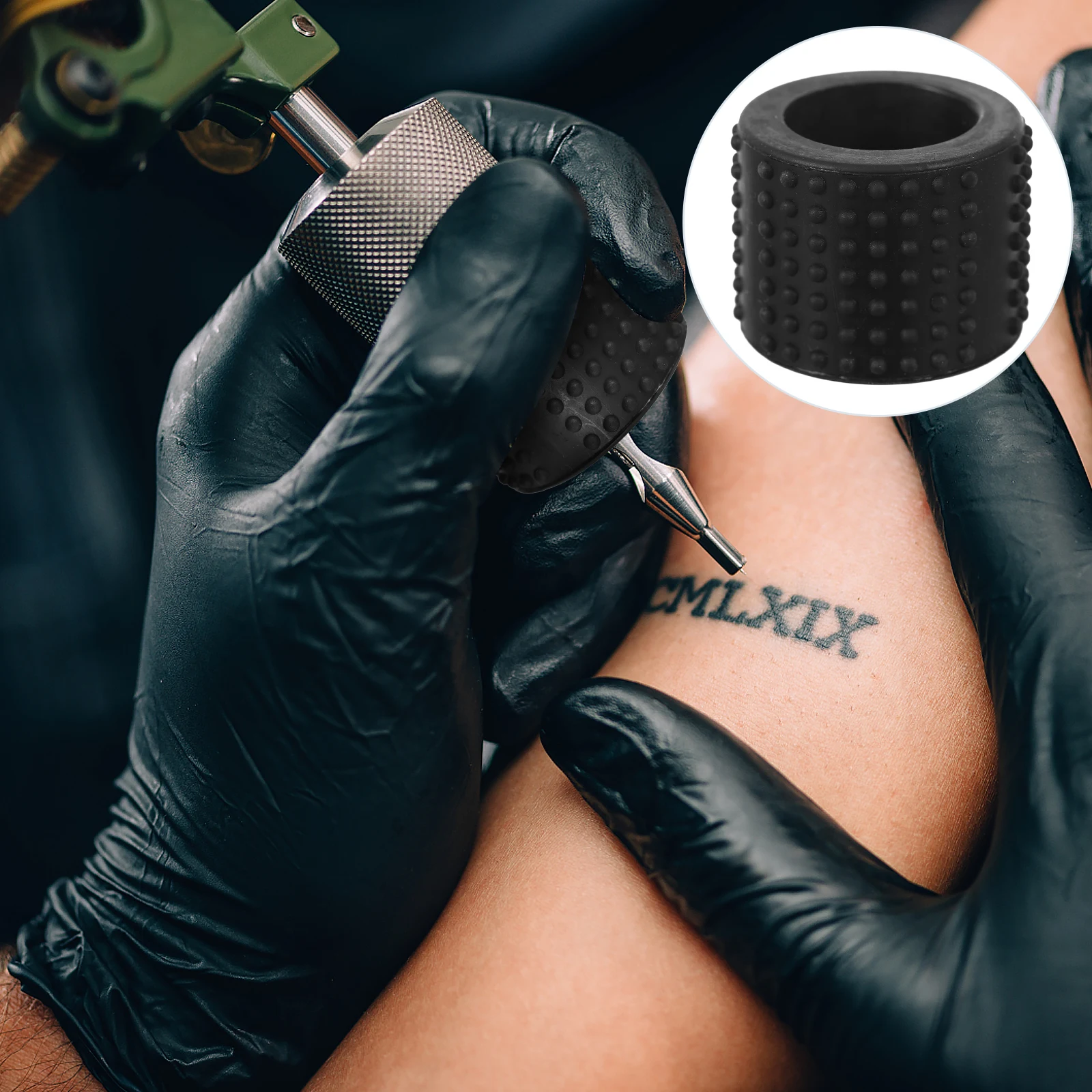 

1pc Silicone Handle Sleeve 25Mm 27Mm+ Grip Cover High Temp 250°C Disinfection Oil Acid Alkali Resistant No Deformation Odorless