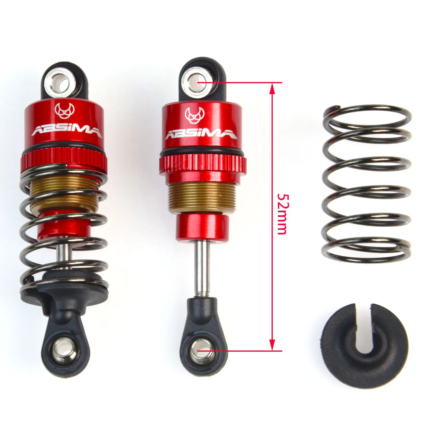 Aluminum Shock Absorbers Oil Dampers for 1/10 Tamiya TT-01, TT-02, M-03, M-04, M-05, M-06 RC Drift Cars and Touring Car Upgrade view 4