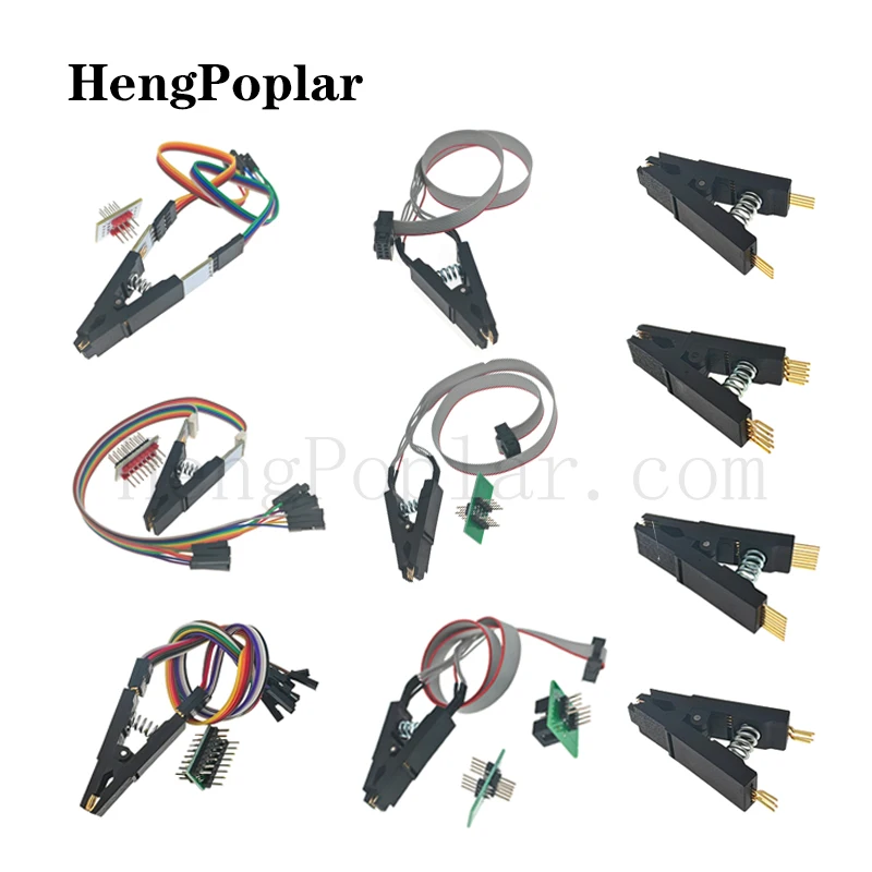 Programmer Test clip SOP16 Eight-pin BIOS clip Wide and narrow body 16-pin universal clip Adapter clip IC Socket Burning chip