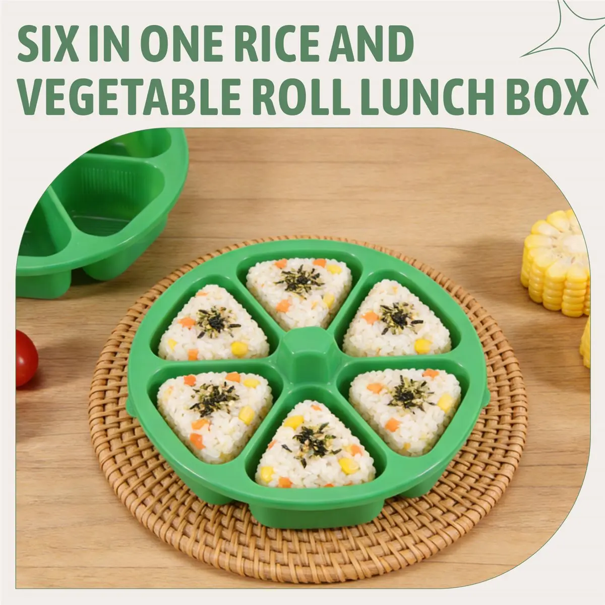REST 1Pcs DIY Sushi Mold Onigiri Rice Ball Food Triangular Sushi Maker Mold Sushi Kit Kitchen Bento Accessories