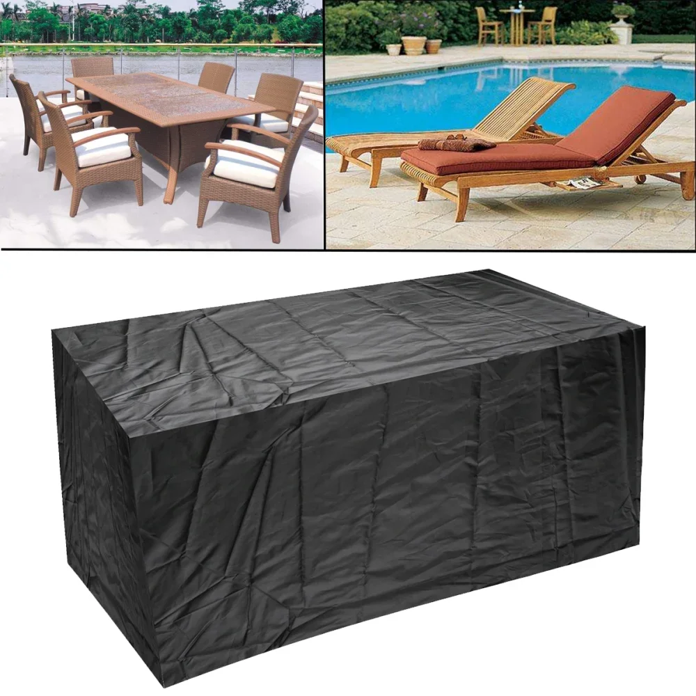 Outdoor Waterproof Dustproof Furniture Protector Table Set Chair Sofa Case Cover Tighten Home Garden kitchen