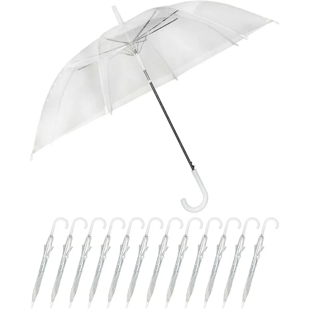 Homes 12 Clear Wedding Umbrellas 46