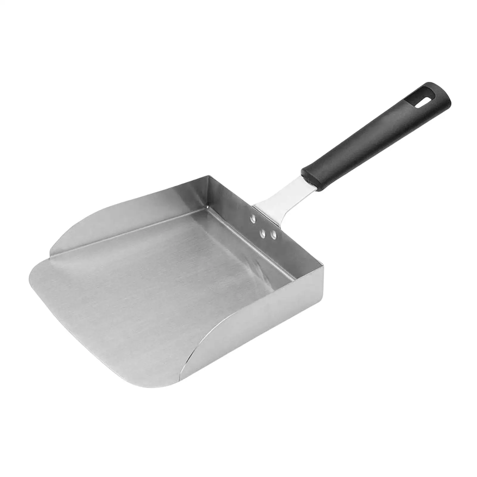 Stainless Steel Food Spatula, Detachable Handle Oven or Grill Use Generous and Labor Saving for Bread Pastry BBQ Spatula,