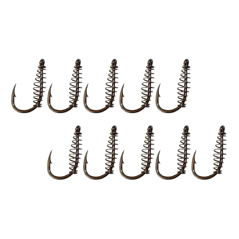 30 Pcs Snap Hook Outdoor Fishhooks Fishing Tool Ordinary Portable Gear Silver Durable