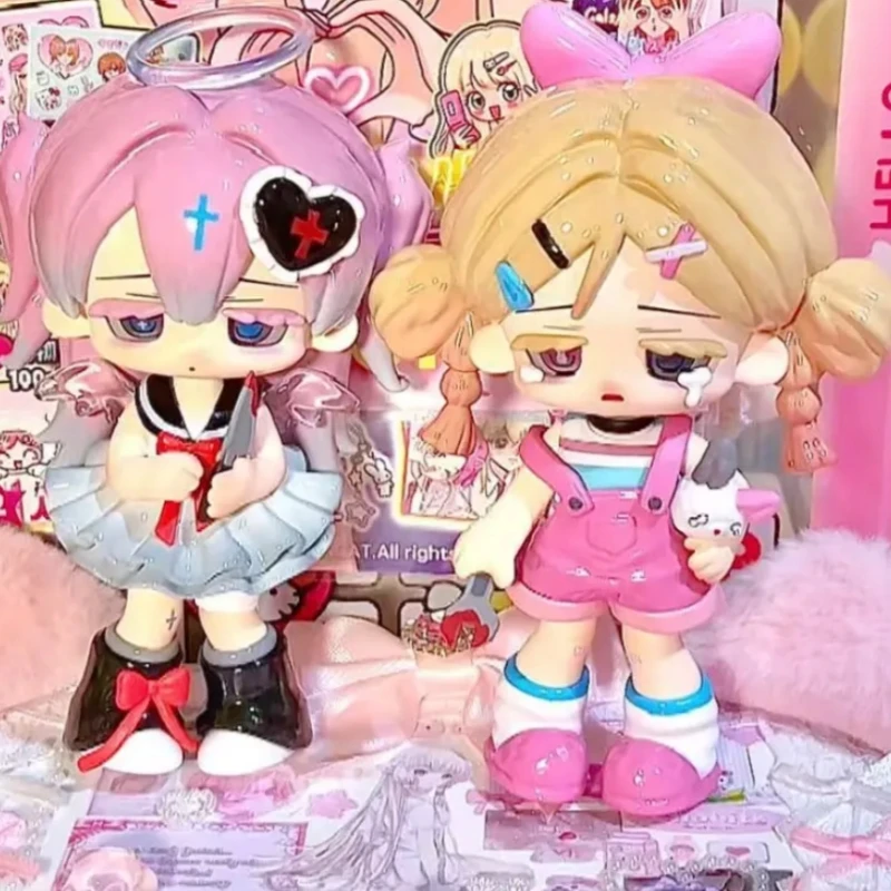 

Аутентичная глухая коробка Missy Sweet And Sad Girl, милая кукла, настольные украшения, изысканные украшения, подарки для девочек, коллекционные