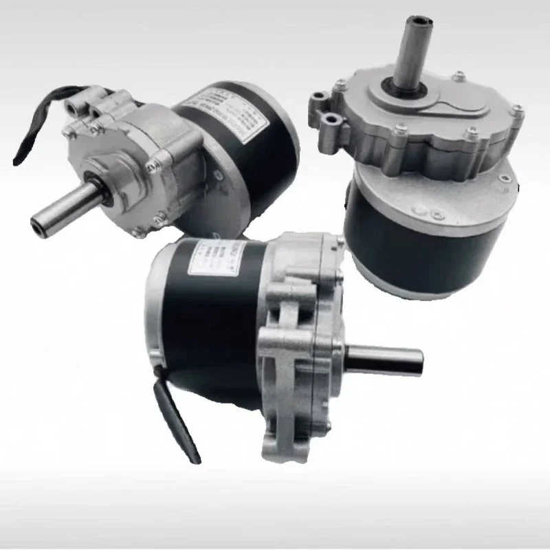 

1PCS 24V250W 75/120rpm DC Brushed Low Speed Secondary Reduction Electric Vehicle Wheelchair Motor 44mm Longer shaft 0.64/0.98N.m