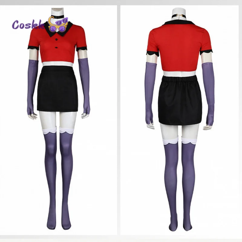 

Костюм для косплея Vaggie, повседневная униформа, Хэллоуин, карнавал, Рождество, потому что аниме, игра, вечеринка, ролевая женская одежда, новинка