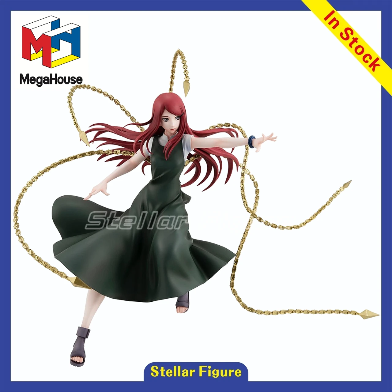 【SF】En stock MegaHouse NARUTO Shippuden Uzumaki Kushina Figuras Coleccionables Modelo de Regalo