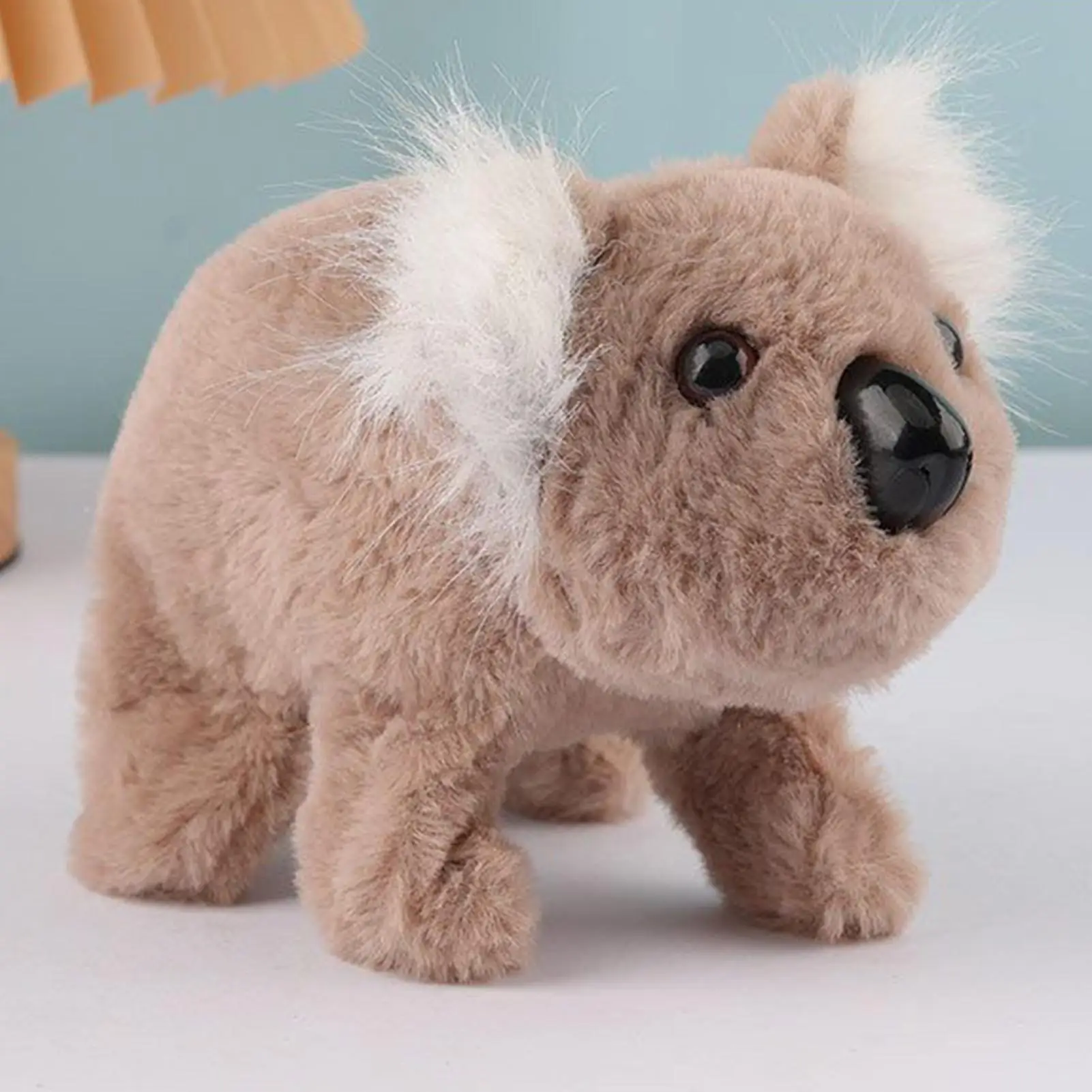Koala en peluche électrique réaliste apaisant marche saut Koala en peluche électrique pour enfants garçons enfants d'âge préscolaire adolescents salon