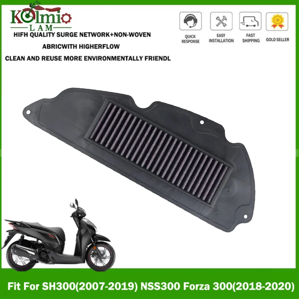 Luftfilter-Einlassreiniger passend für HONDA 2007 - 2019 SH300 NSS300 Forza 300SH 300 NSS 300 2019 2018 2017 2016 2015 2014 2013 – Detail 1
