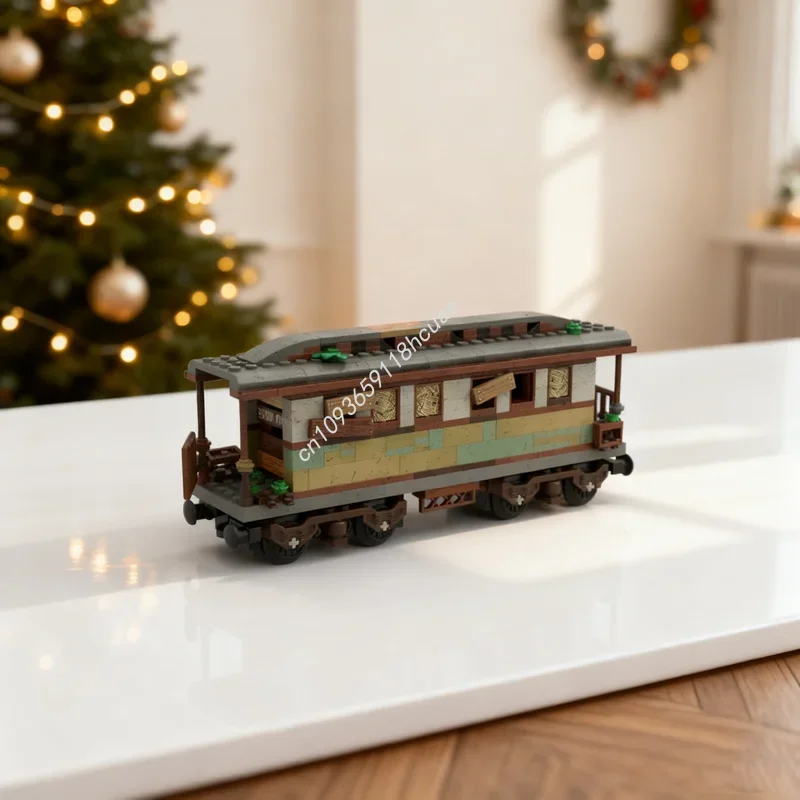 

371pcs MOC Abandoned Coach Trained Model Building Blocks Architecture Toy DIY Creative Idea Christmas Gifts Education Brick Kids