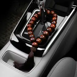 Automotive Interior Rearview Mirror Decoration Pendant Buddha Beads Auto Gear Trim Gift