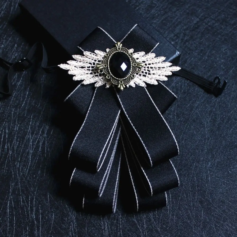 أزياء الرجال فو حجر البدلة التلبيب الزهور سبائك البوليستر ربطة القوس فيونكة ربطة العنق الرقبة الديكور العريس البدلة الرسمية #2