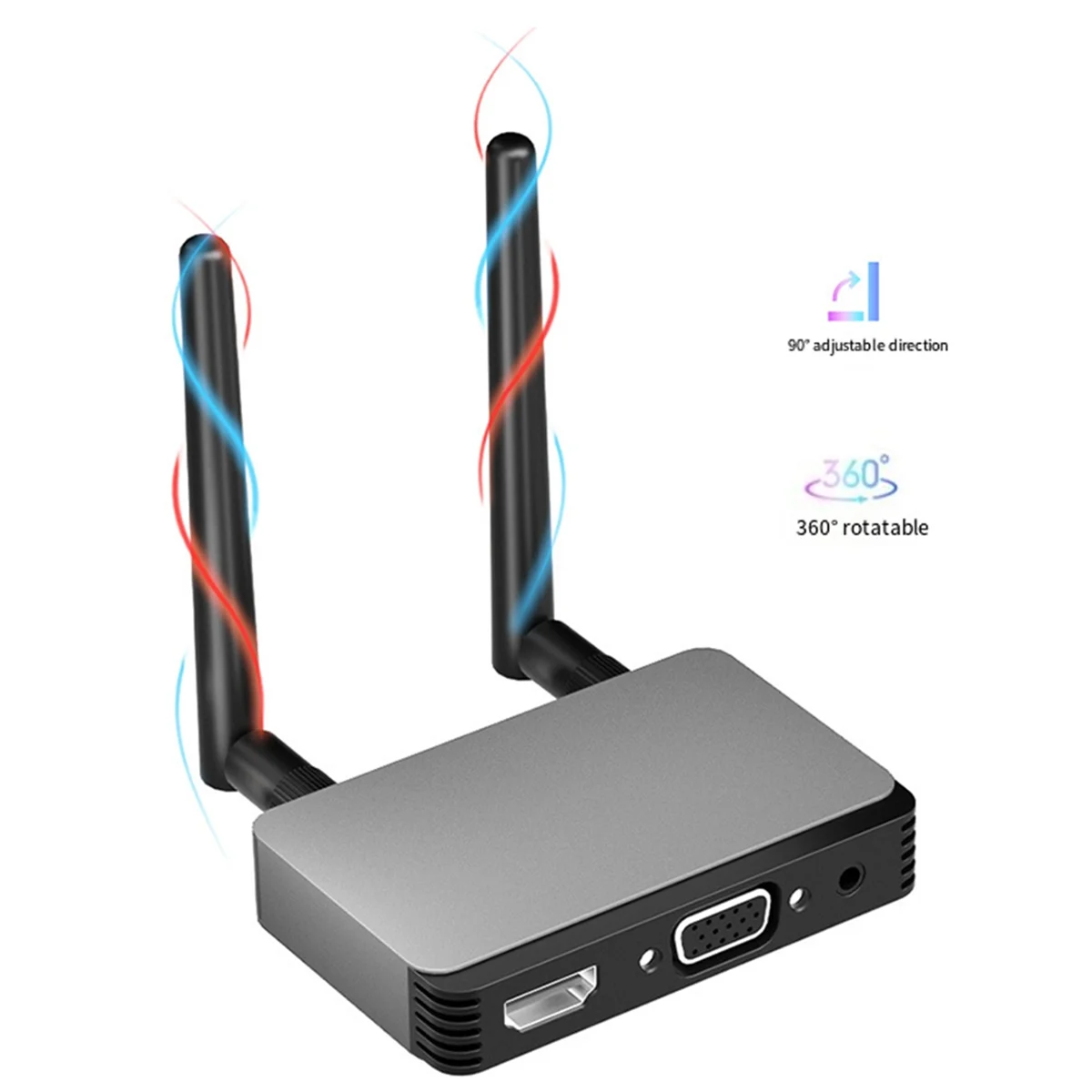 AT59 50M Drahtlose Übertragung Video Sender und Empfänger HDMI-Kompatibel Extender Display Adapter Kabel Bildschirm Spiegel