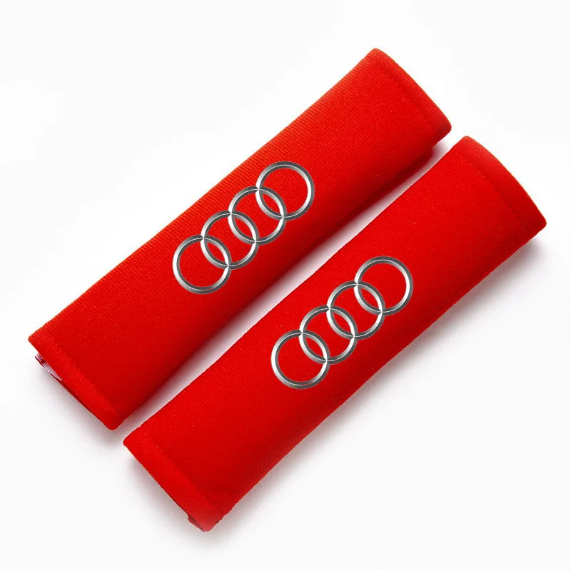 2Pcs High Quality Car Seat Belt Protection Shoulder Pad Cover For Audi Sline A3 A4 A5 A6 A7 A8 Q3 Q7 Q5 Q8 Car Accessories view 4