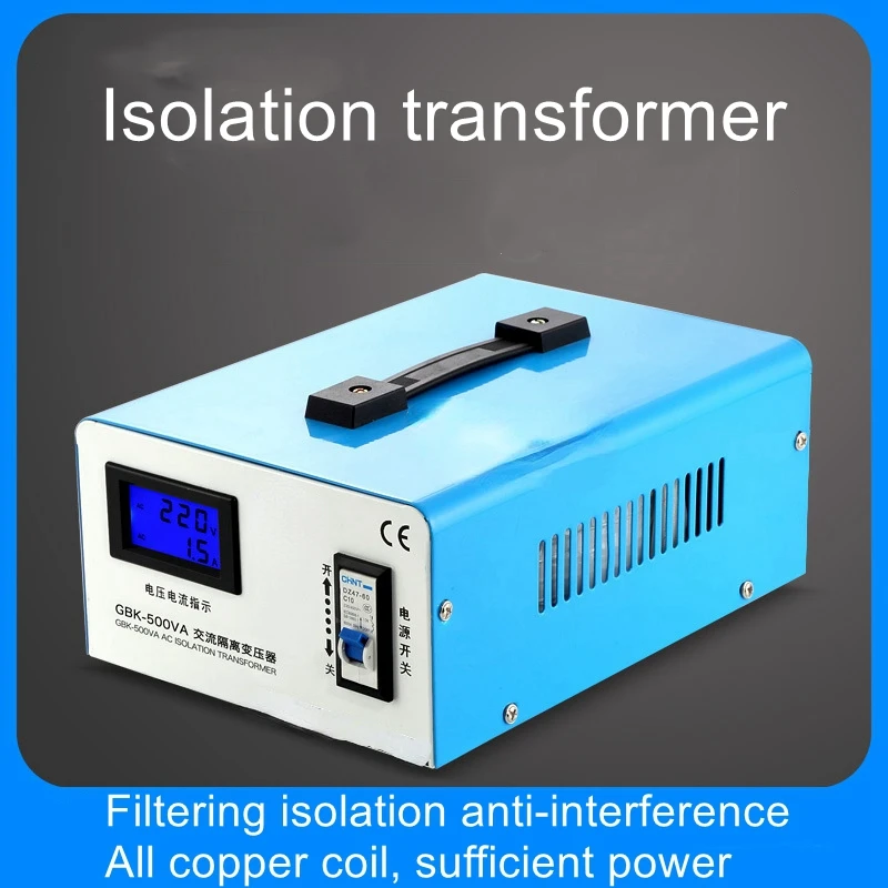 Transformador de Segunda Generación Multifuncional con Pantalla, Toroidal, Aislamiento de Seguridad para Audio, Convertidor de Energía de 220v a 220v