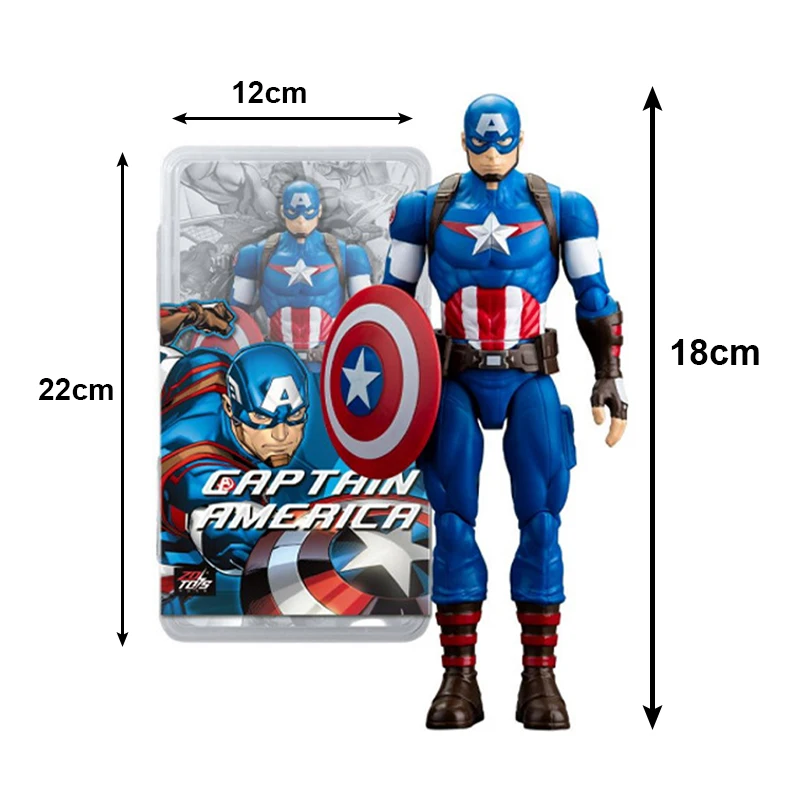 18cm Original Legendary Thanos Hulk Iron Man Spider Man Gwen Miles Morales Storage Box Hero Avenger Statue Character Toy