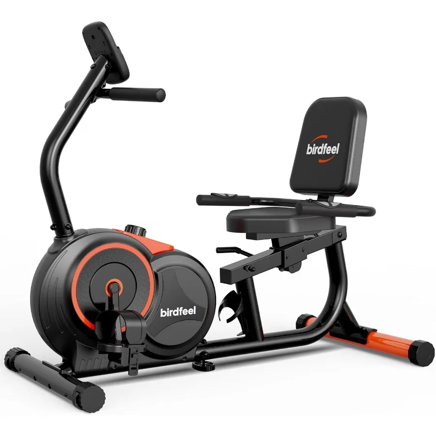 Recumbent Exercise Bike for Home Use: Ideal for Adults and Seniors Seeking Low-Impact Workouts Features a Robust Load Capacity