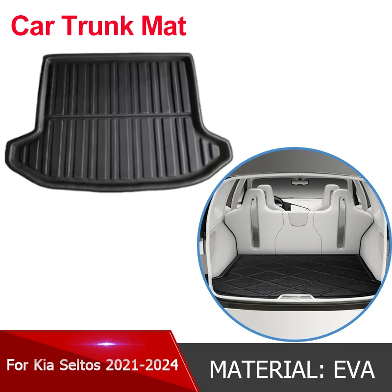 

for Kia Seltos SP2 SP2i SP2c 2024 2023 2022 EVA Car Accessories Rear Trunk Mat Waterproof Protective Liner Trunk Tray Floor Mat