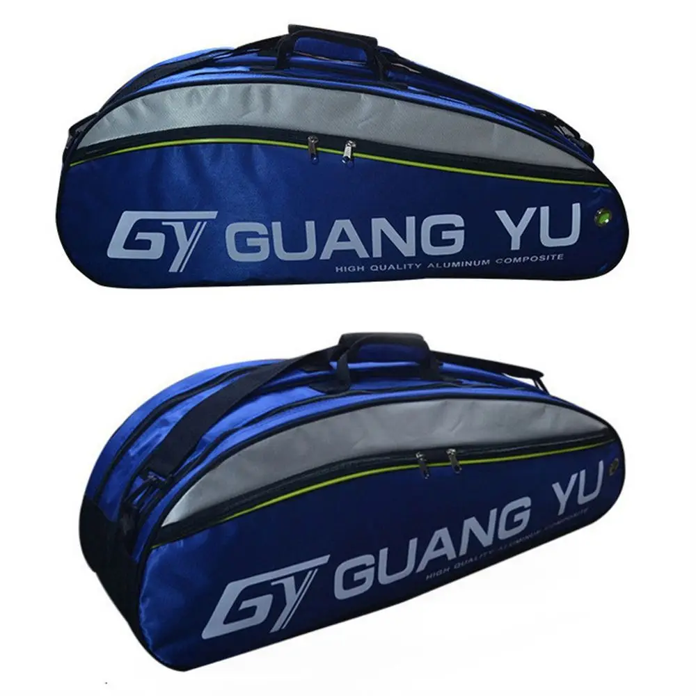 Double Handle Adjustable Badminton Racket DIY Bag Tennis Racket Bag Squash Racquet Badminton Accessories Big Capacity