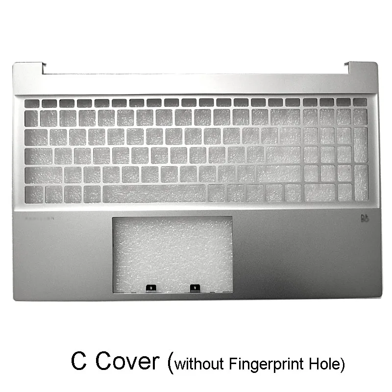 Imagem -05 - Portátil Lcd Capa Traseira para hp Pavilion 15-eg 15-eh Tpn-q245 Moldura Frontal Palmrest com Teclado Inferior Base Superior Case Prata Novo