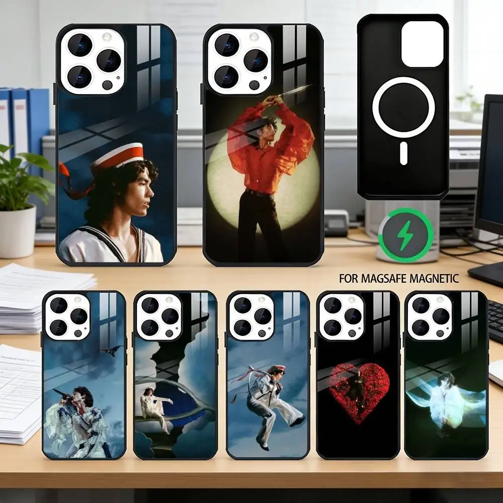 

C-Conan G-Gray singer Phone Case For iPhone17,16,15,14,13,12,11 Plus,Pro Magnetic with Magsafe Wireless Charging