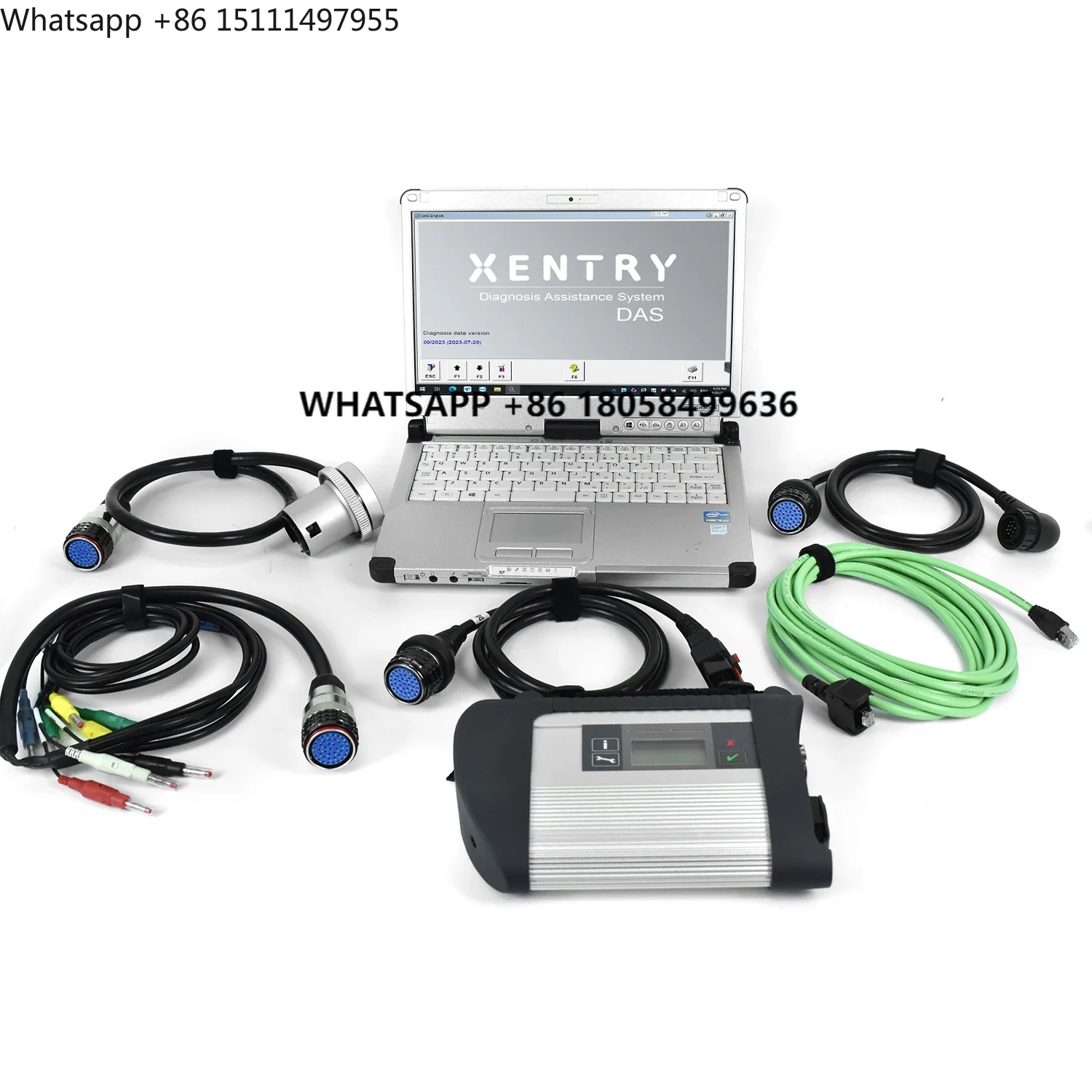 Full Software for MB Star C4 Plus WIFI Programmer DOIP Diagnostic Tool Connect for Cars and Truck 12V 24V with CF C2 CFC2 Laptop