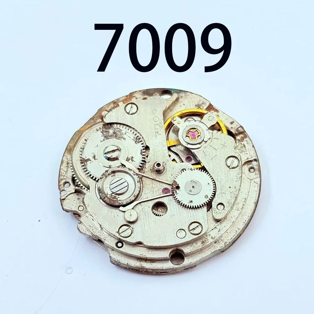 Watch accessory 7009 movement, without automatic tourbillon, rusted, damaged movement, disassembled for use