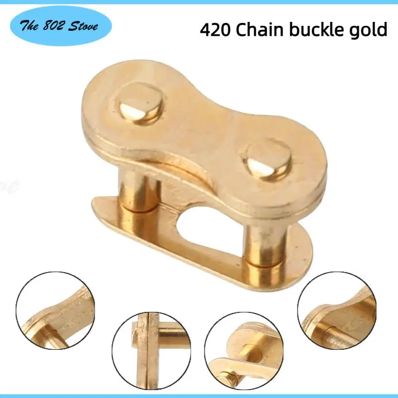 

Motorcycle chain link, 420 chain connector with O-ring link, main connector link