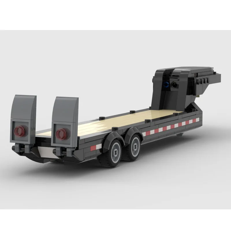 

MOC-221390 City New Classic Flatbed Trailer Building Block Model 216 Parts Boys' Children's Birthday Christmas Toy Gift