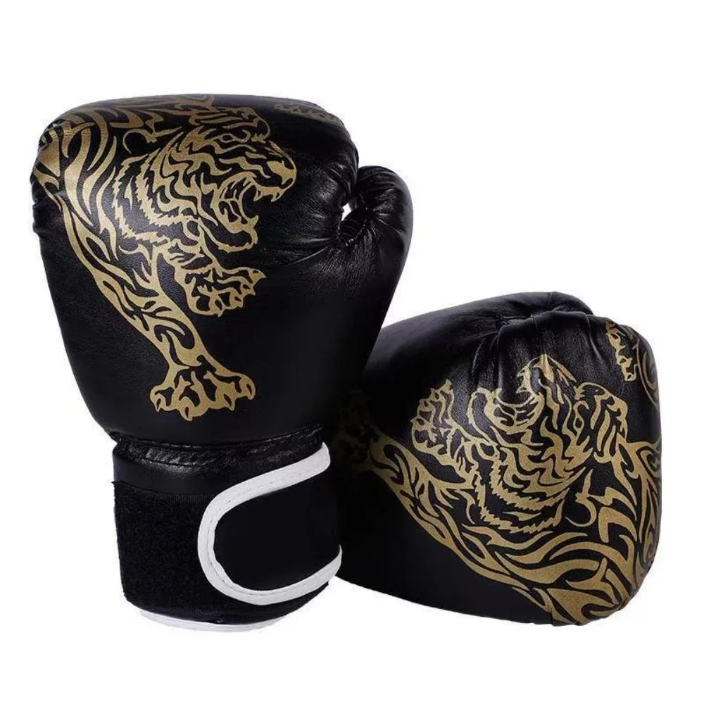 

Fighting Gloves Muay Thai Kickboxing Gloves PU Leather Breathable Sparring Gloves Unisex Red/Blue Boxing Gloves Boxing Training