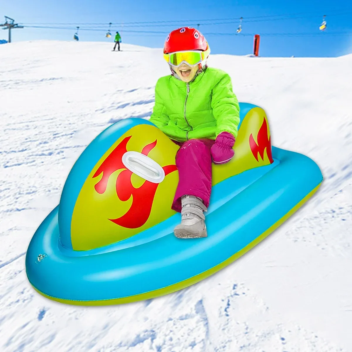 

Надувные санки-ватрушки для зимних игр на снегу для детей и взрослых