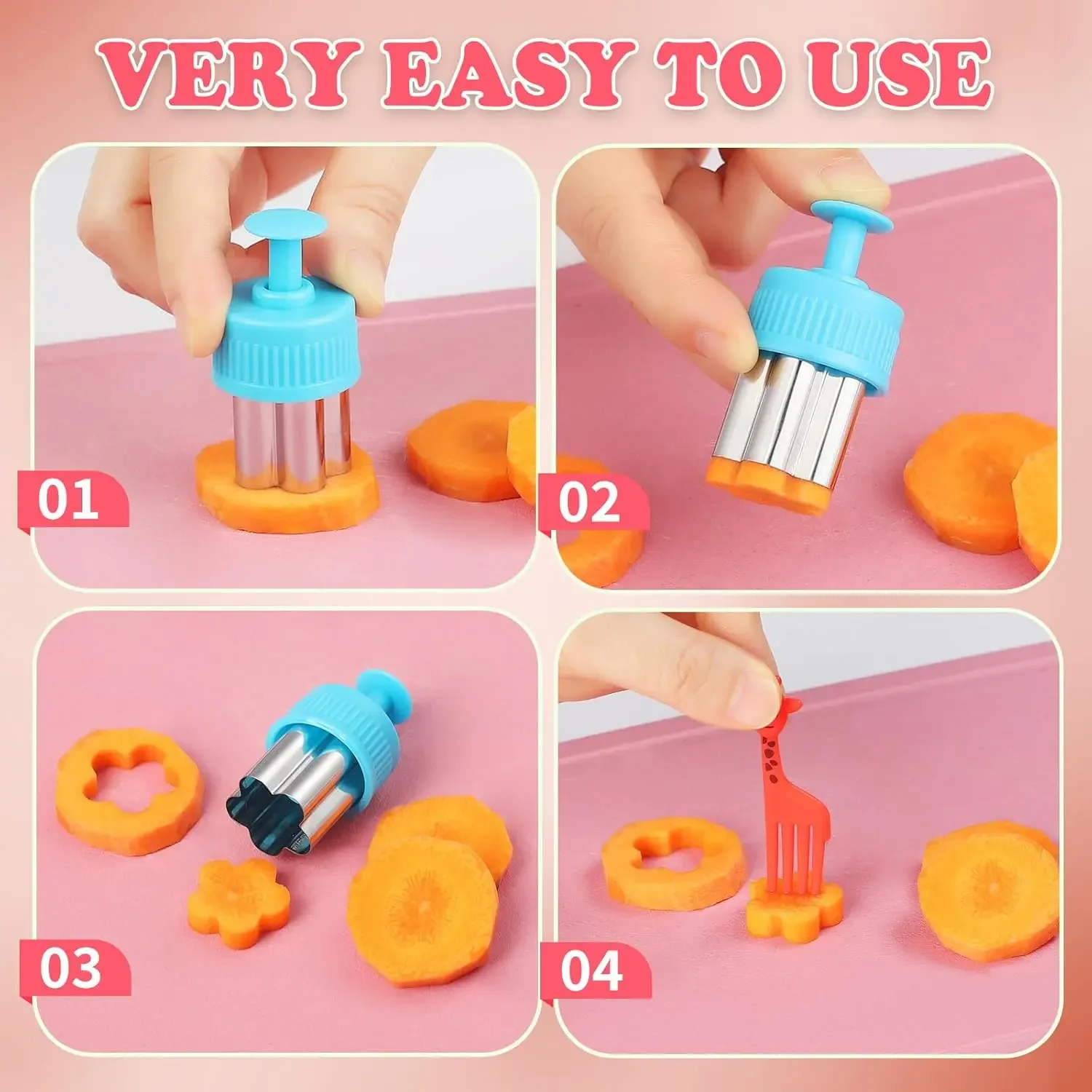 Fruit Vegetable Cutter Molds 6