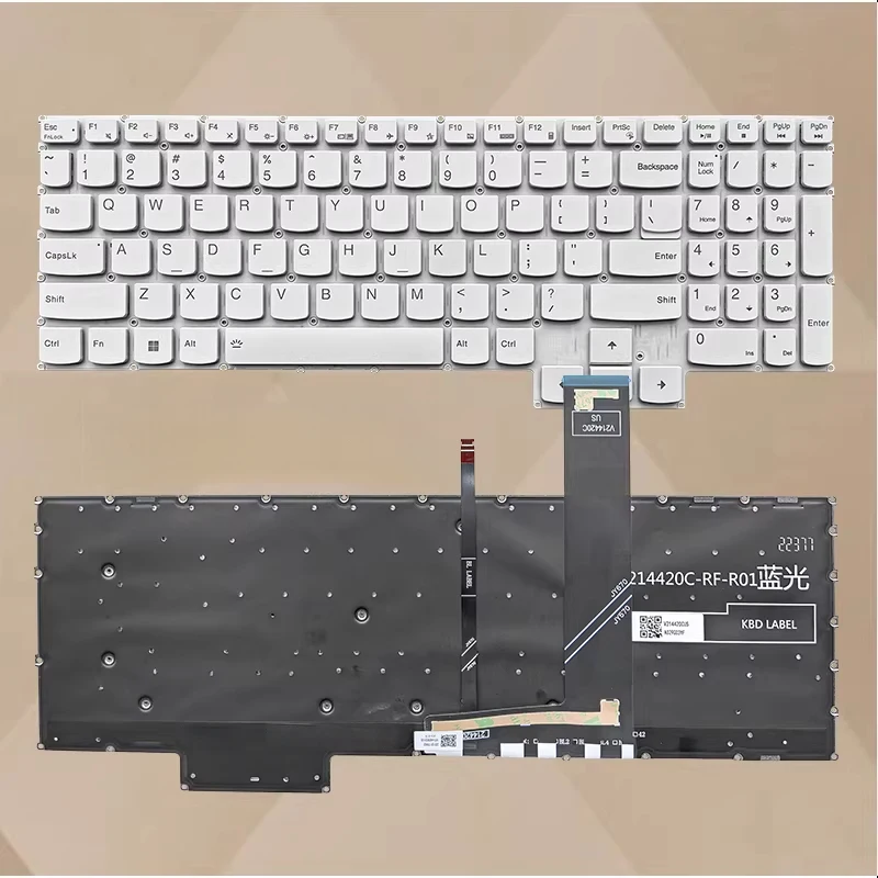 Backlit Spanish Keyboard For Lenovo Legion 5-15ACH6H 15ACH6H 16ACH-06 15ITH6 15ITH6H 15ACH6A 17ACH6 5-15imh05h 15ARH05H