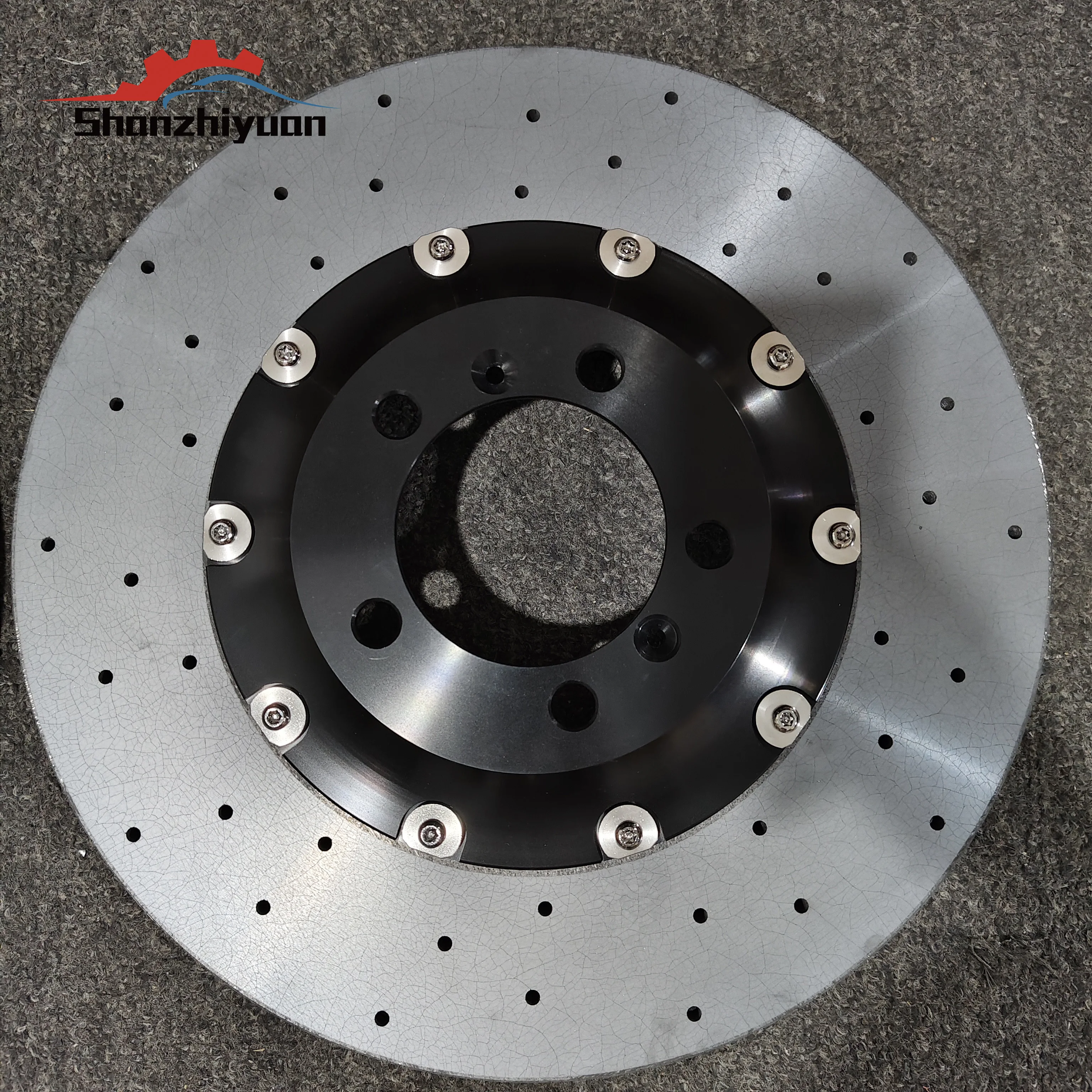High Performance Carbon Ceramic Disc Rotor Upgrade Brake Caliper Kit For Tesla model Y S Hatchback 3 X 70D