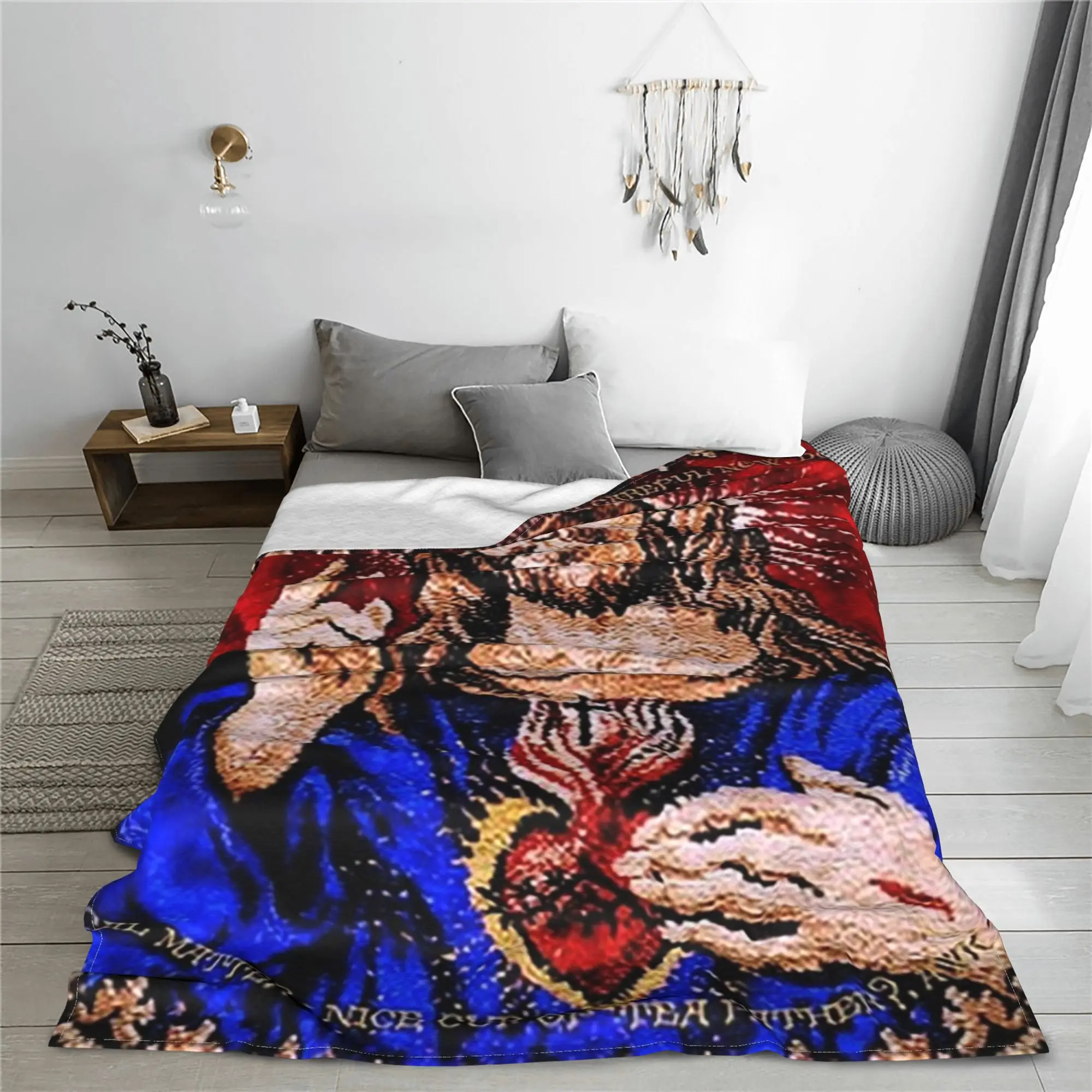 Father Ted Scared Sofa Blanket Portable Fleece Sofa Throw Blanket for Home Bedroom Outdoor Throws Bedspread Quilt