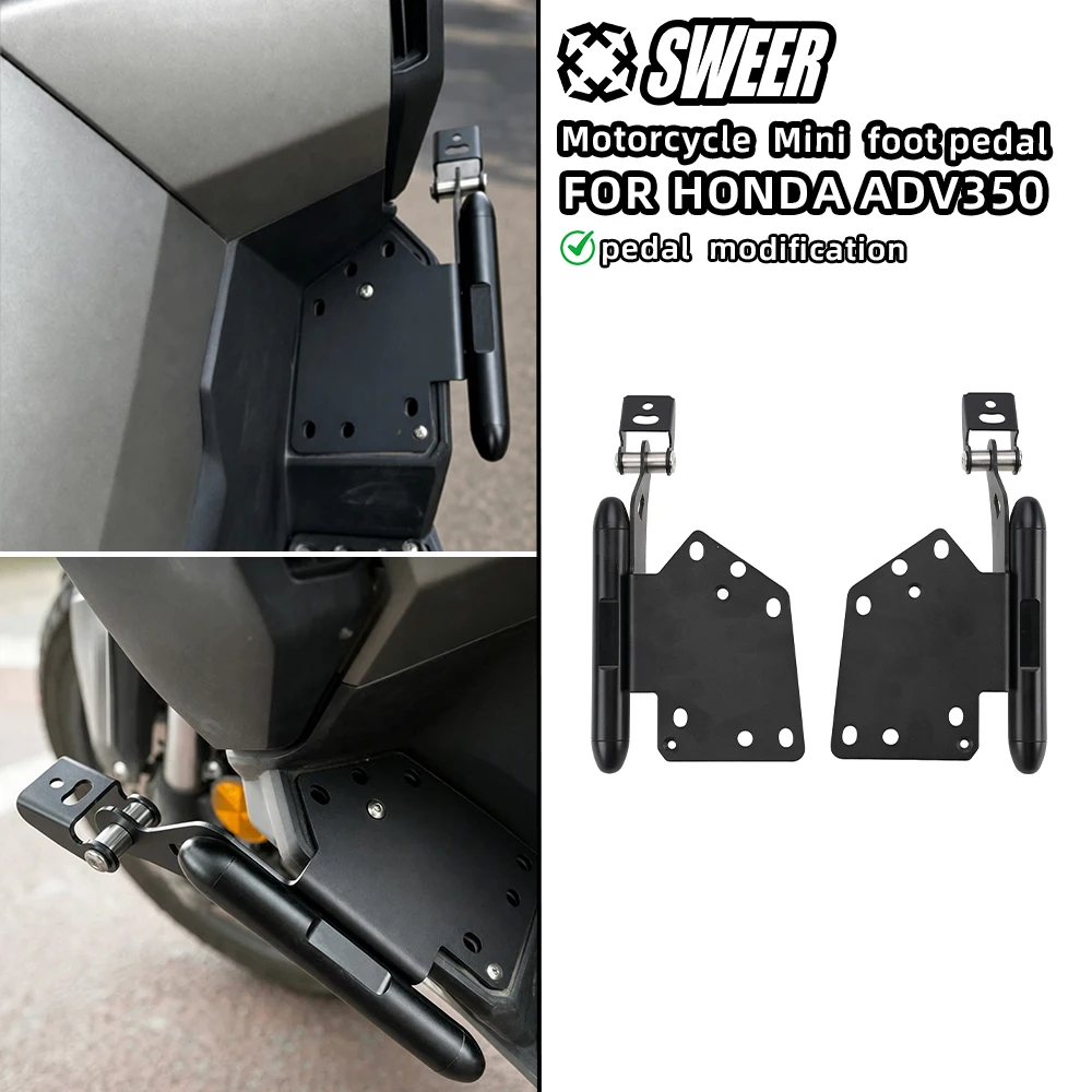 Mini Crash Bar Spotlight Bracket Footrest Modified Accessories For Honda ADV350