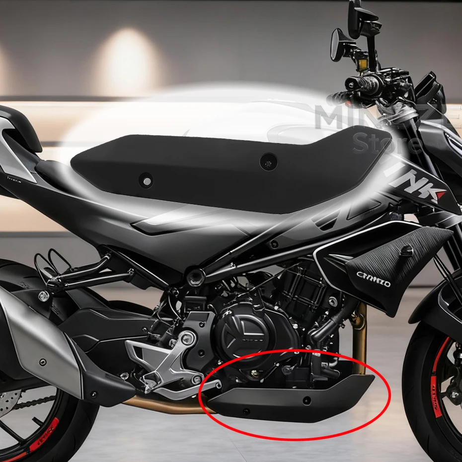For CFMOTO CF450NK Engine Lower Guard Plate 450NK CF400-7 Motorcycle Side Cover Shell Decorative Cover Accessories Chassis Cover