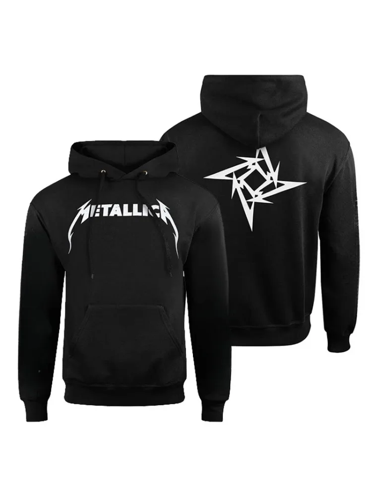 2026 Neues, seltenes METALLICA Rock Dark Style Album-Set, langärmeliges Kapuzensweatshirt für Herren und Damen aus Europa und Amerika – Detail 11