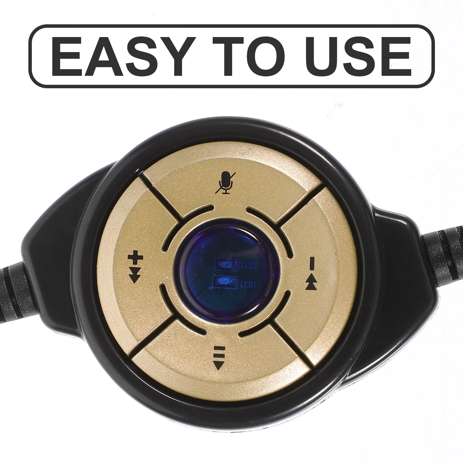 

Stylish Wired Gaming Headset Microphone Noise Reduction Clear Calls Comfortable Long Wear Plug Play Computer Head-Mounted