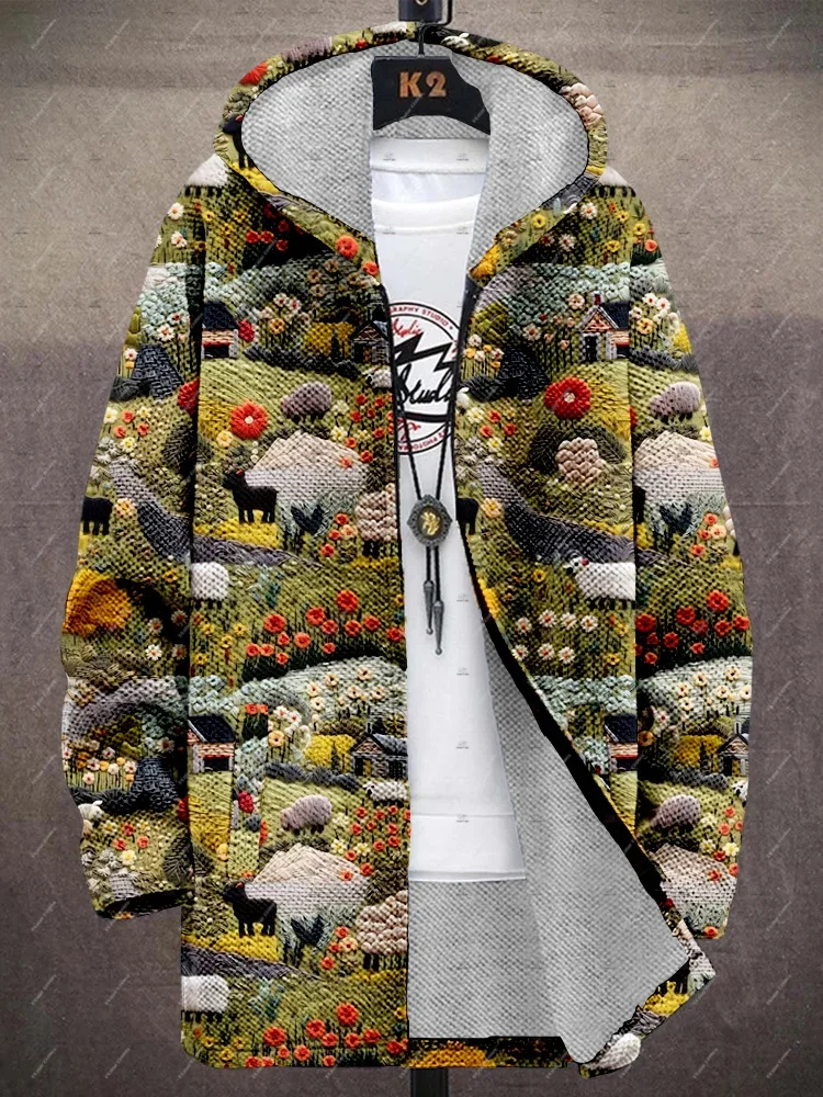 NewFashion Hippie Graffiti Gradient Vintage Retro Harajuku 3DPrint Windbreaker Casual Winter Overcoat Fleece Zip Plush Hoodies 1