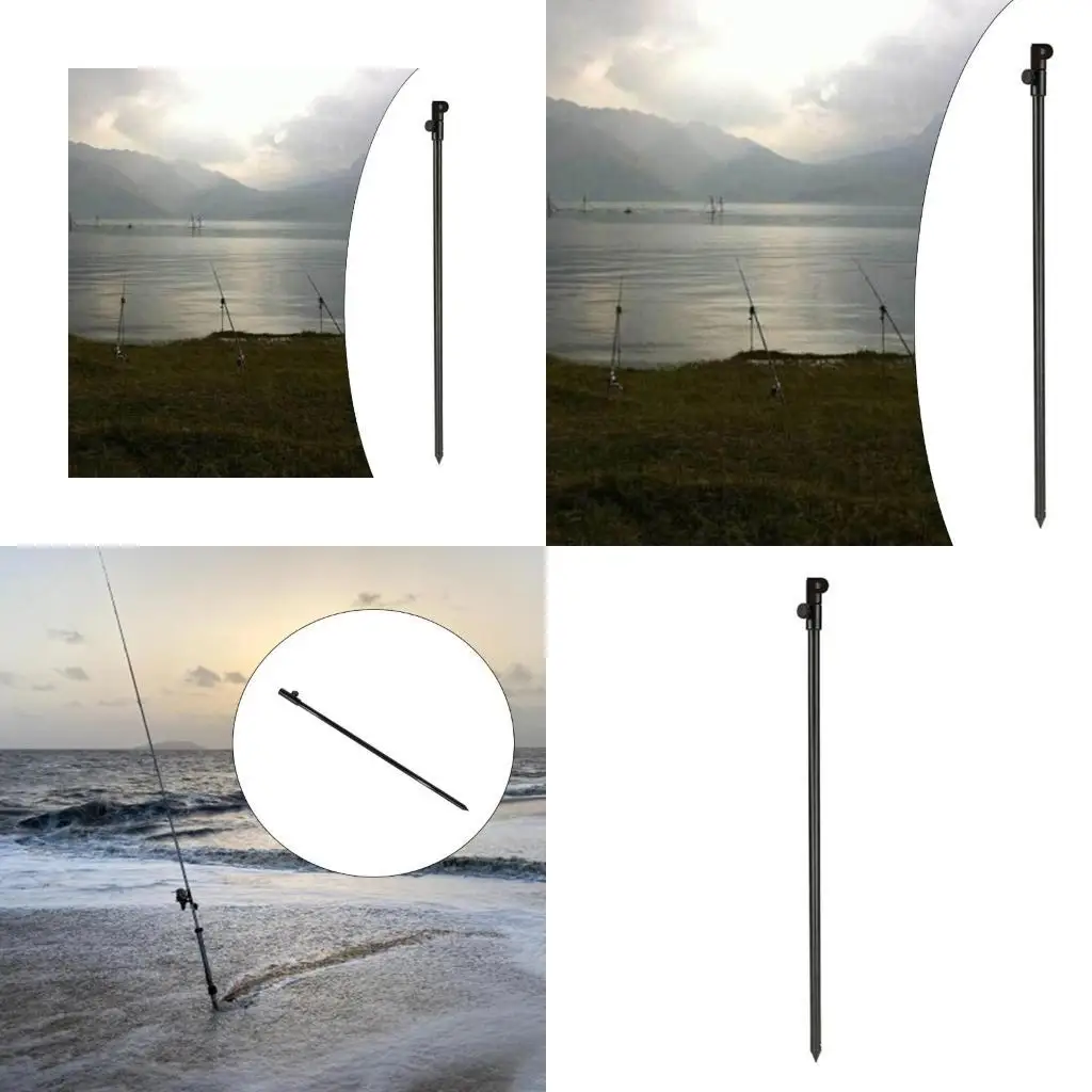 

R6FE Insert Ground Adjustable Ground Fishing Rod Holder Bracket Fishing Tool Bracket