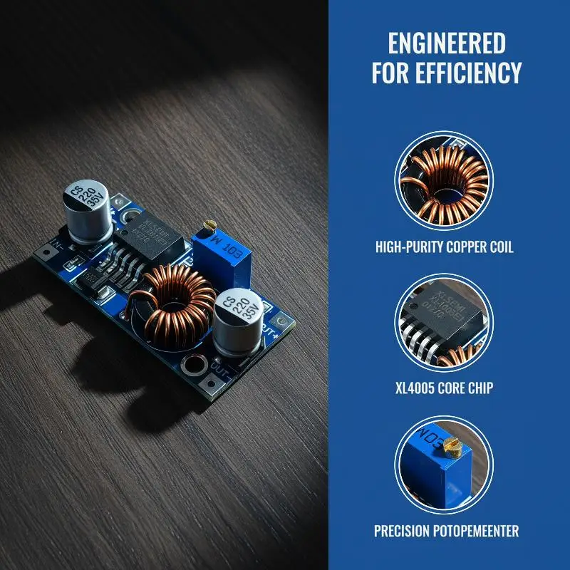 LM2596S Adjustable DC to DC Boost Module LM2596 XL4015 Voltage Regulator for Solar Panel Power Conversion Use