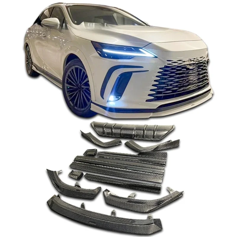 High Quality Carbon Fiber ARTISAN Full Body Kit Front Rear Bumper Side Skirt Spoiler Diffuser Mod Parts Fit 2023 RX500h F Sport