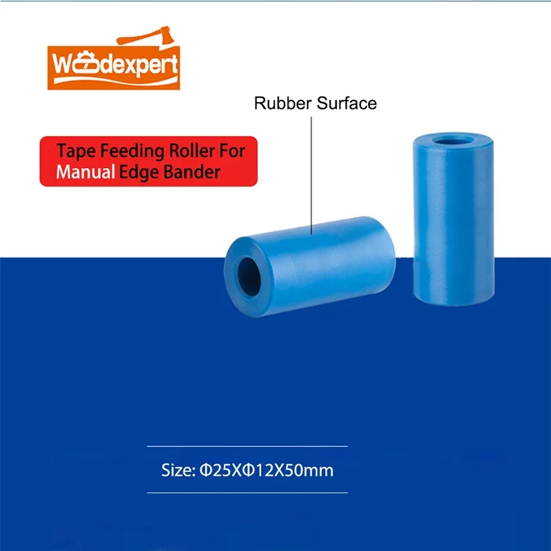 Edge Banding Tape Feeding Roller Wheel Rubber for Manual Edge Banding Machine Feeder Spare Parts 4pcs/Lot Woodworking