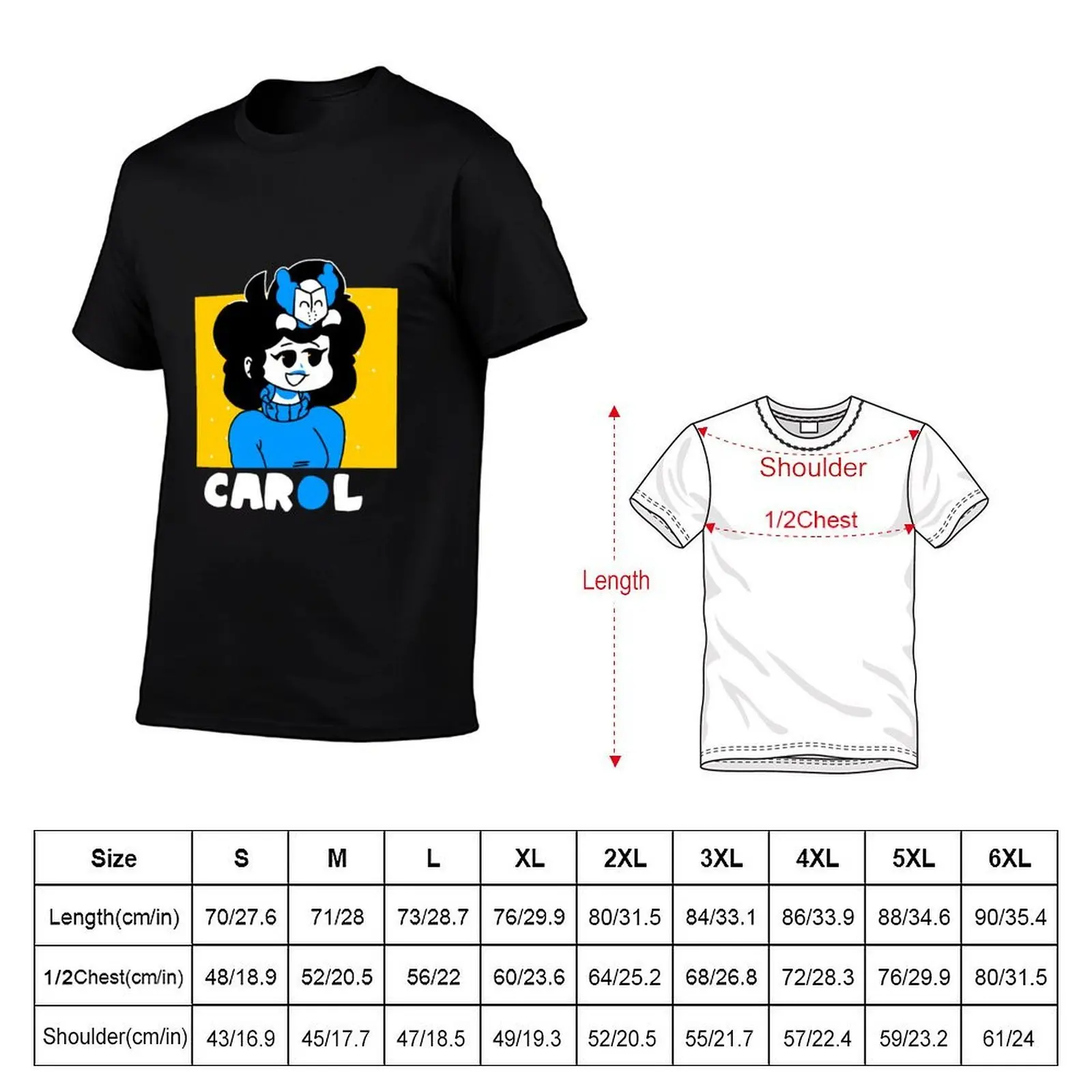 Carol T-Shirt t shirts for man cotton t shirts cotton 100% man t shirts for men casual T-shirt