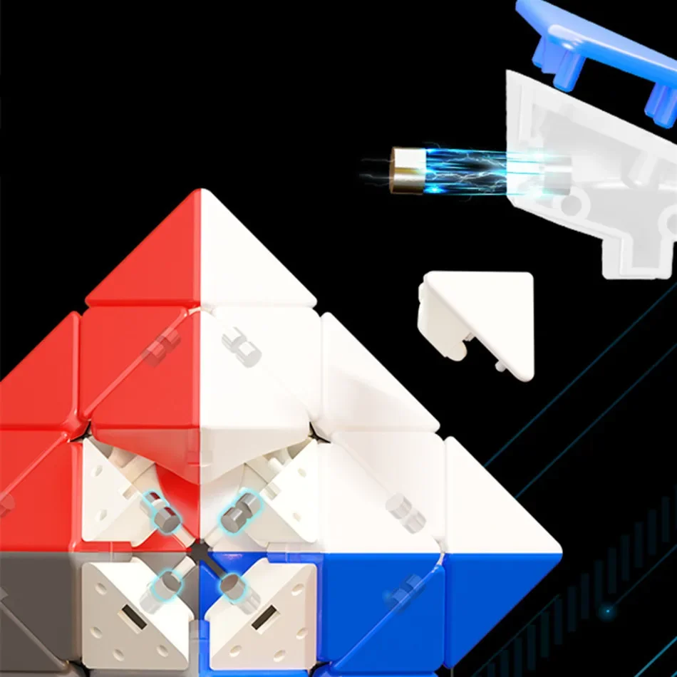 [JudyCube] Sengso FTO Rotating 3x3 Octahedron Magnetic Cube Shengshou 2x2 FTO Special Shaped Professional Puzzle Cubo Magico