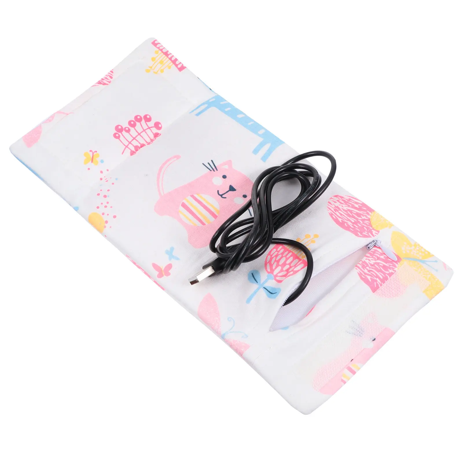 

USB Baby Bottle Warmer Portable Milk Cover Heating Infant Feeding Sleeve Compatible Most Bottles Lightweight Safe
